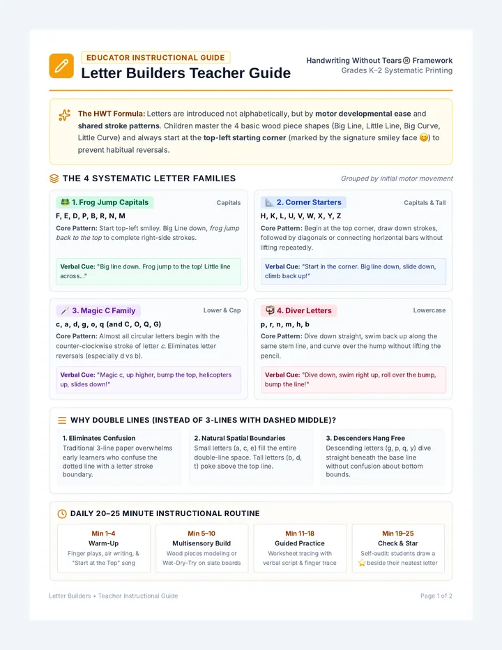 Stroke Builders Teacher Guide