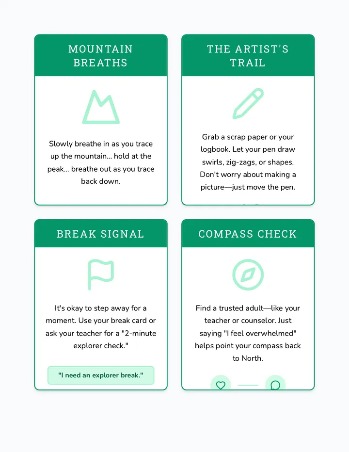 Compass Quest Activity Cards