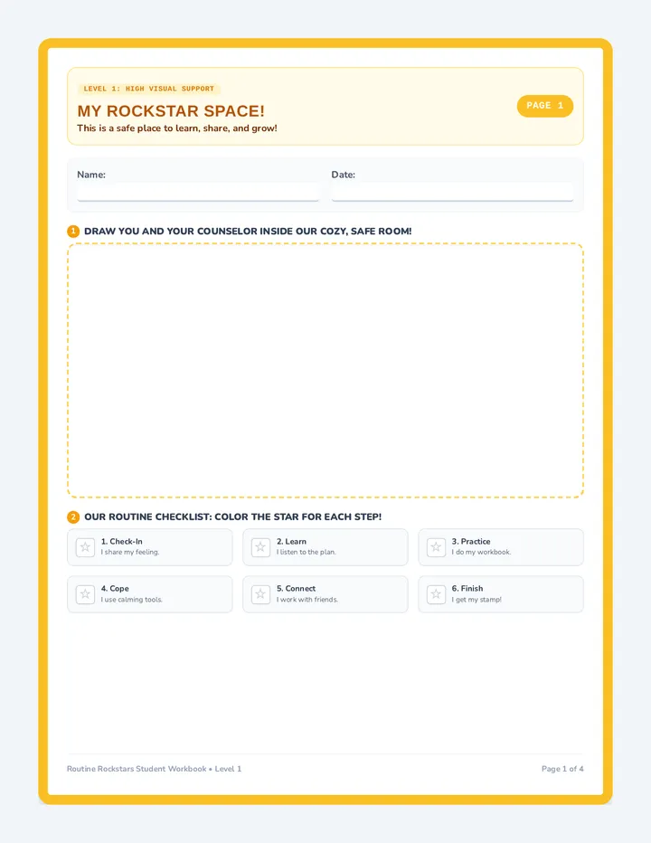 Routine Rockstars Workbook