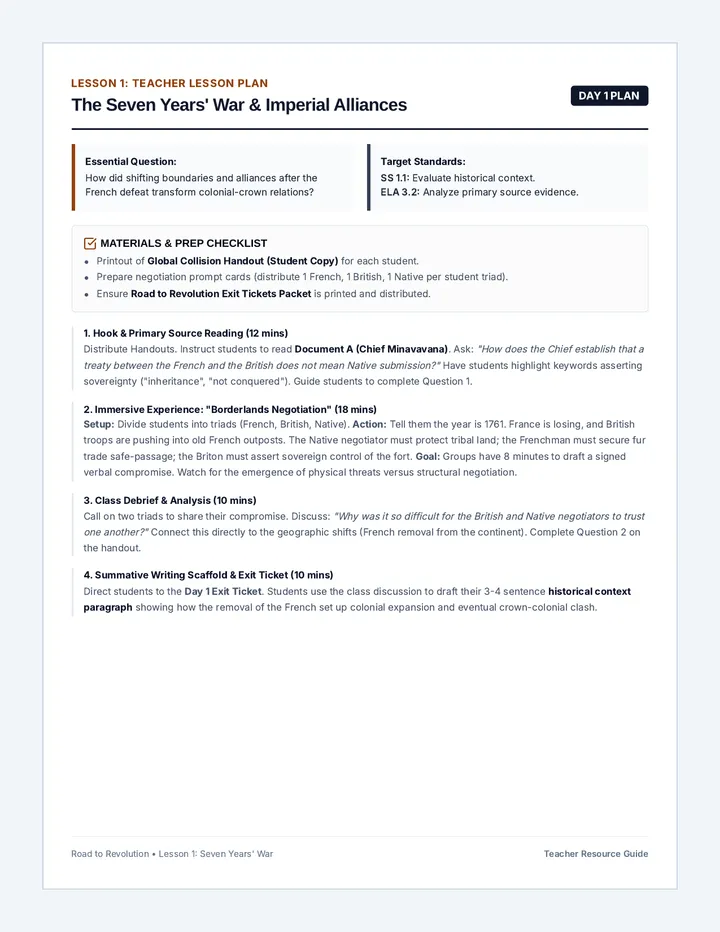 Global Collision Teacher Guide