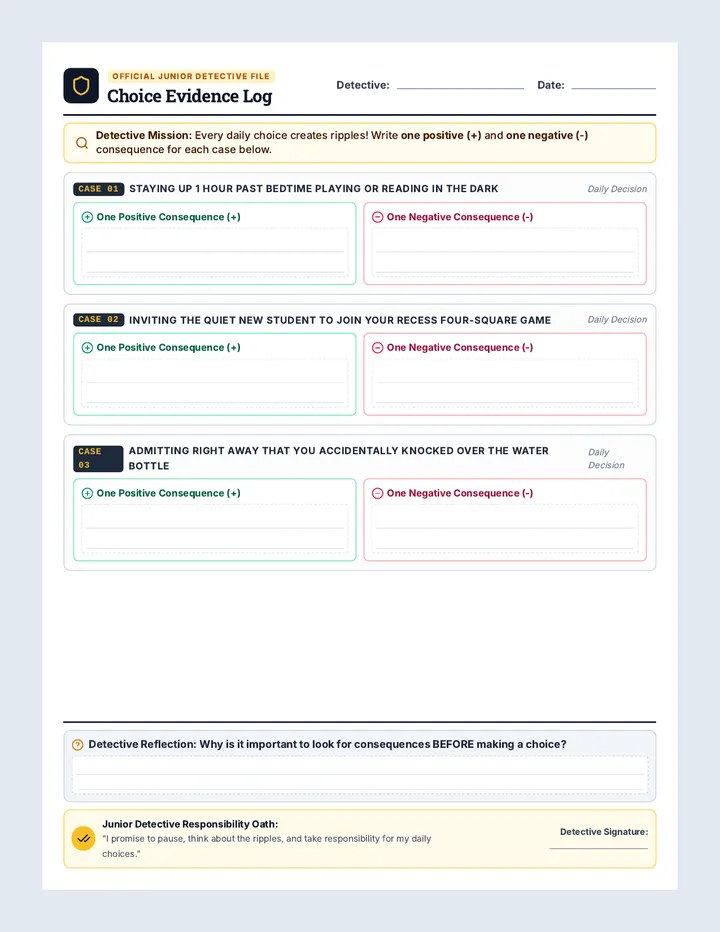 Choice Evidence Log