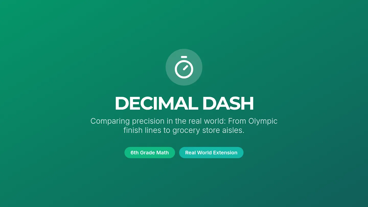 Decimal Dash Slides