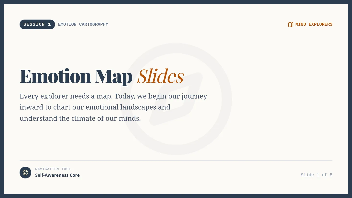 Emotion Map Slides