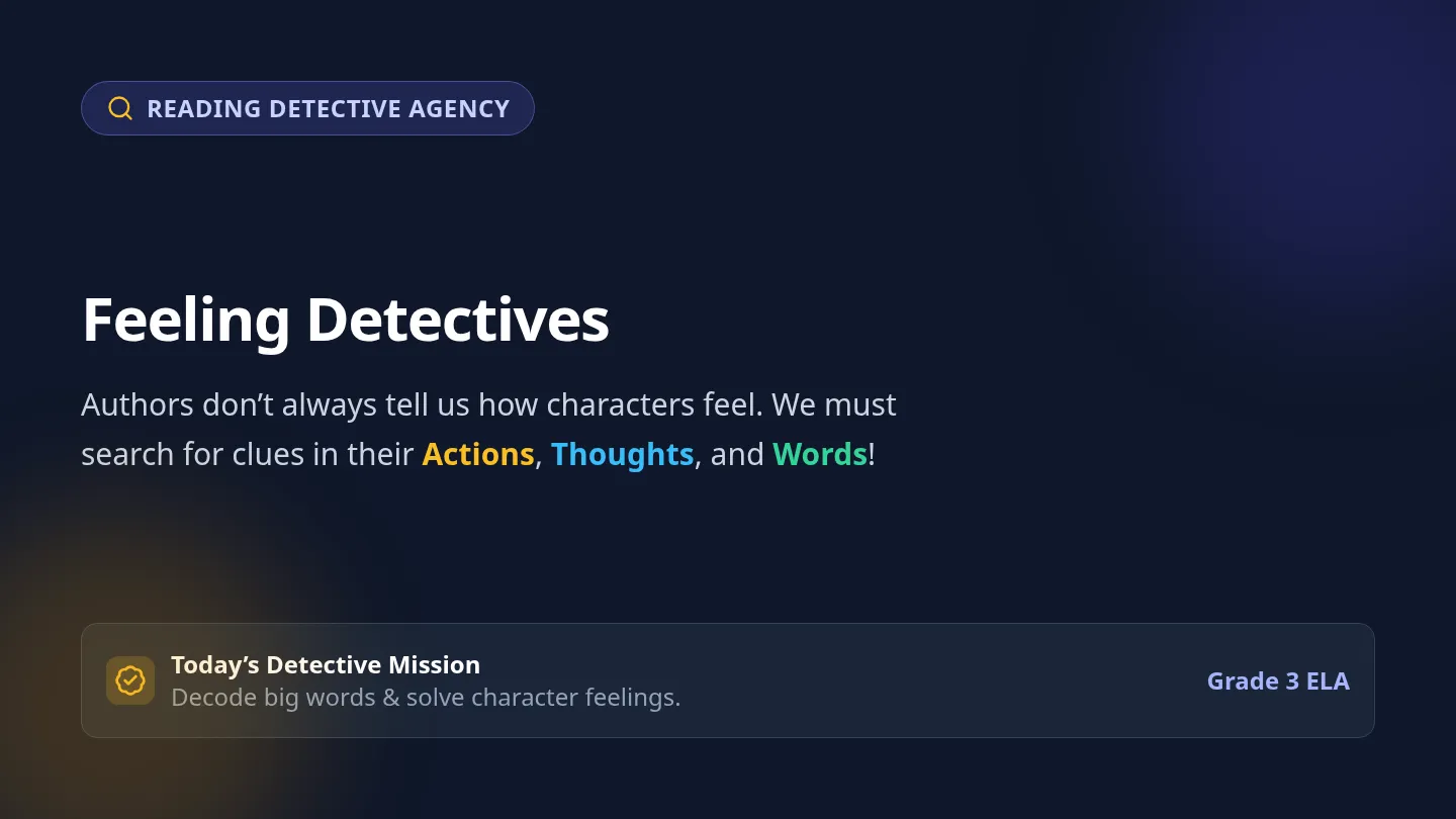 Feeling Detectives Instruction Slides