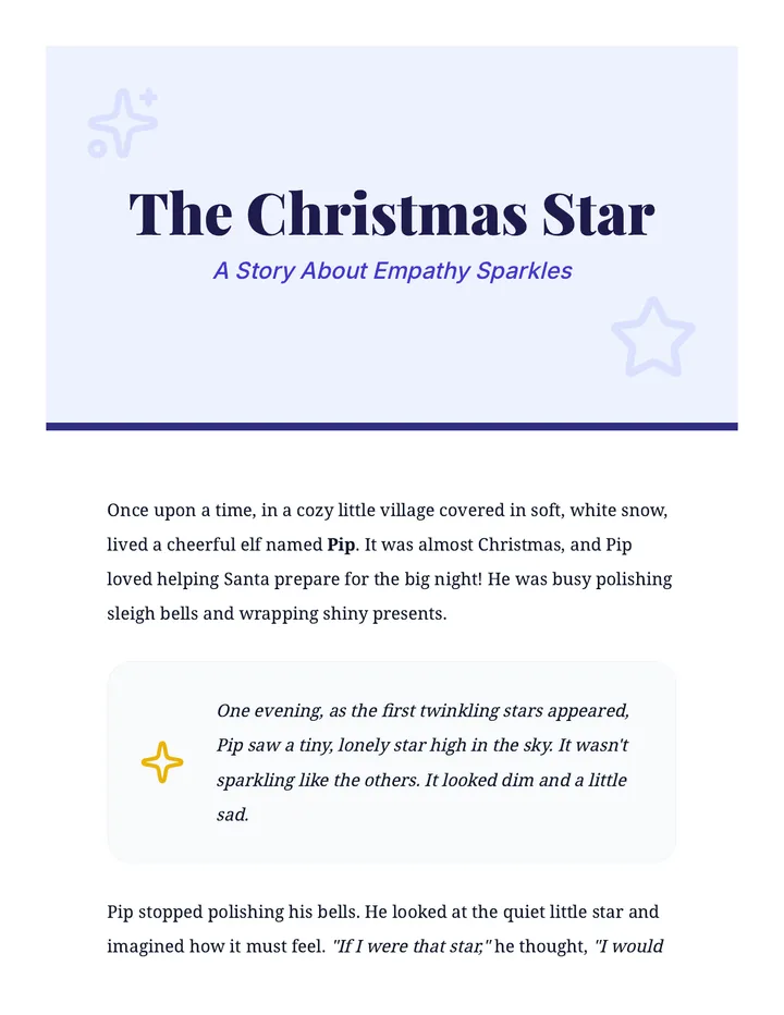 Christmas Star Reading
