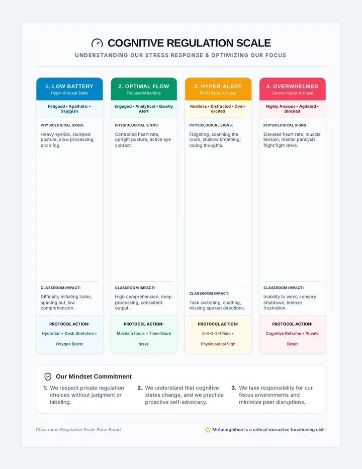 Emotional Zones Anchor Chart