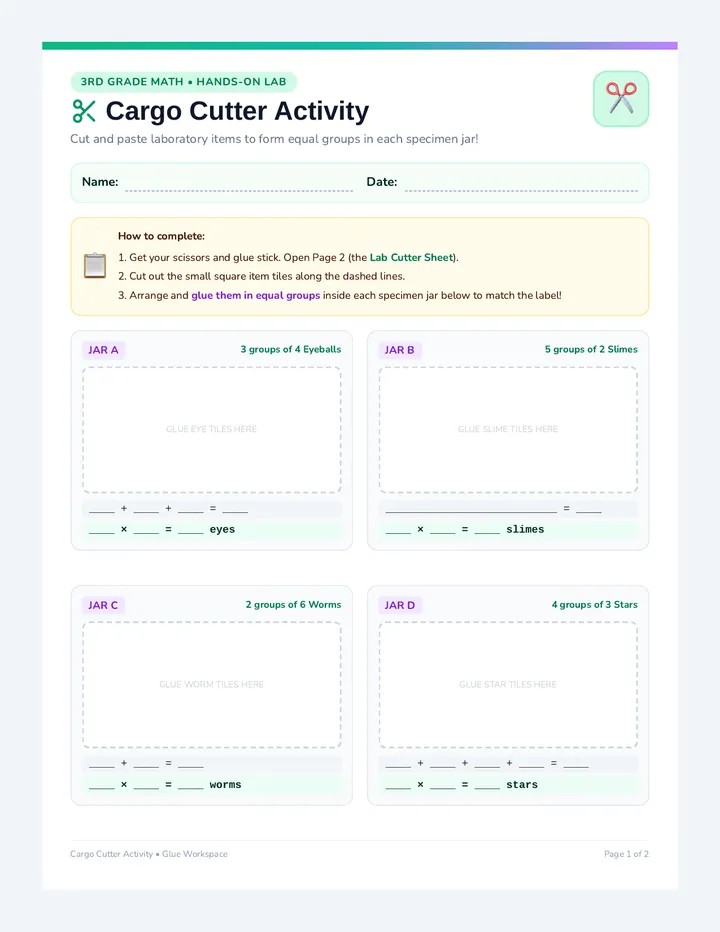 Monster Cutter Activity