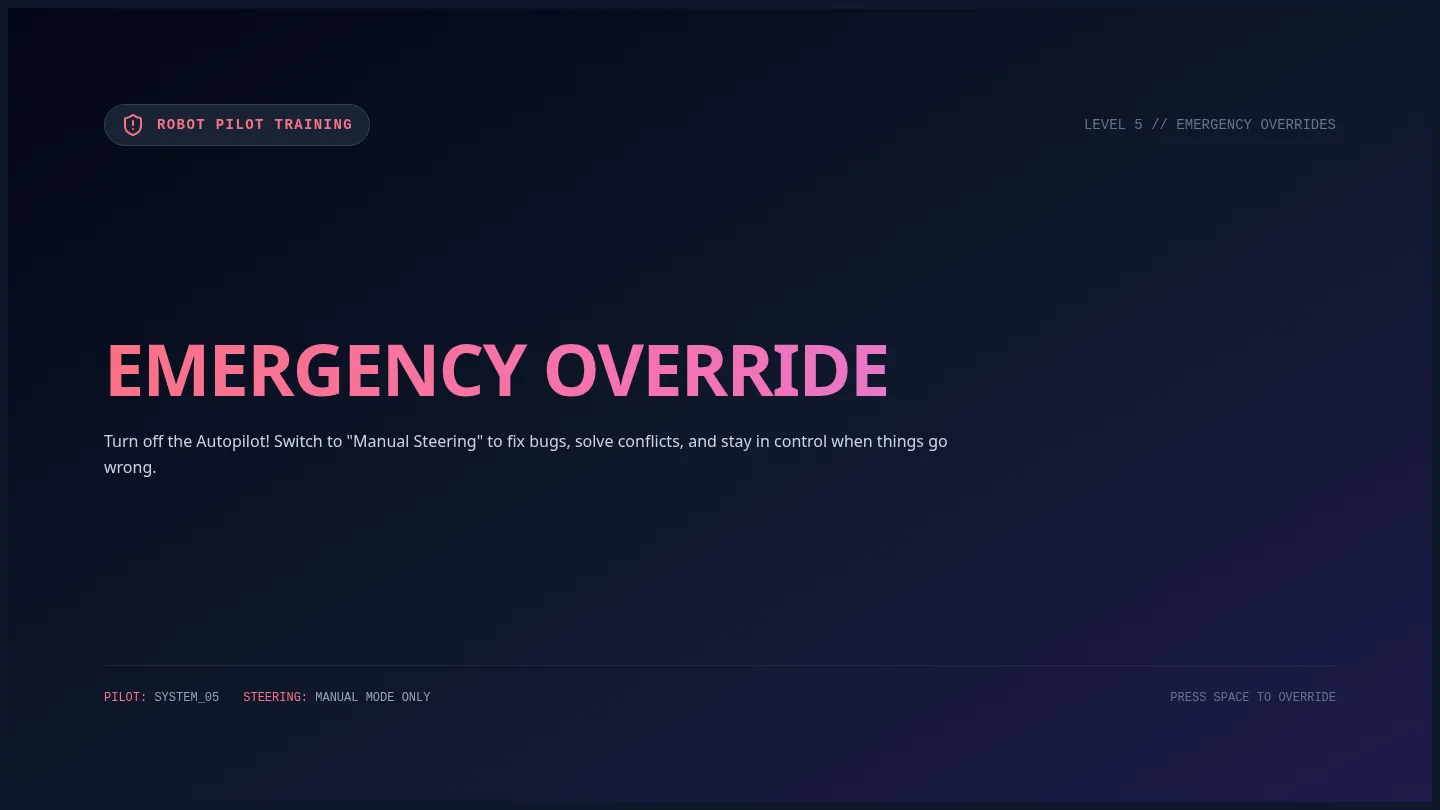 Emergency Override Slides