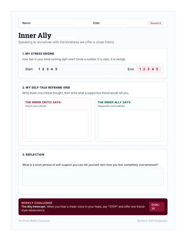 Inner Ally Student Journal