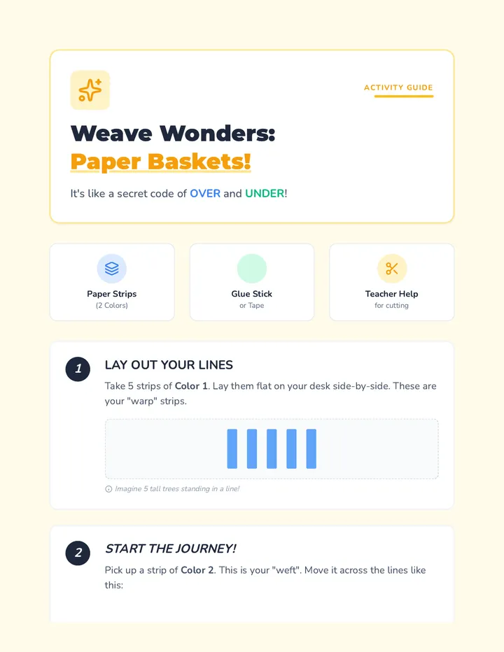 Weave Wonders Activity Guide