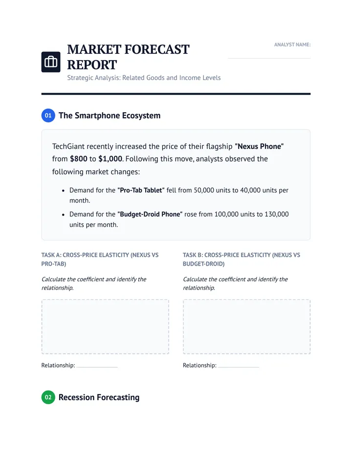 Market Forecast Handout