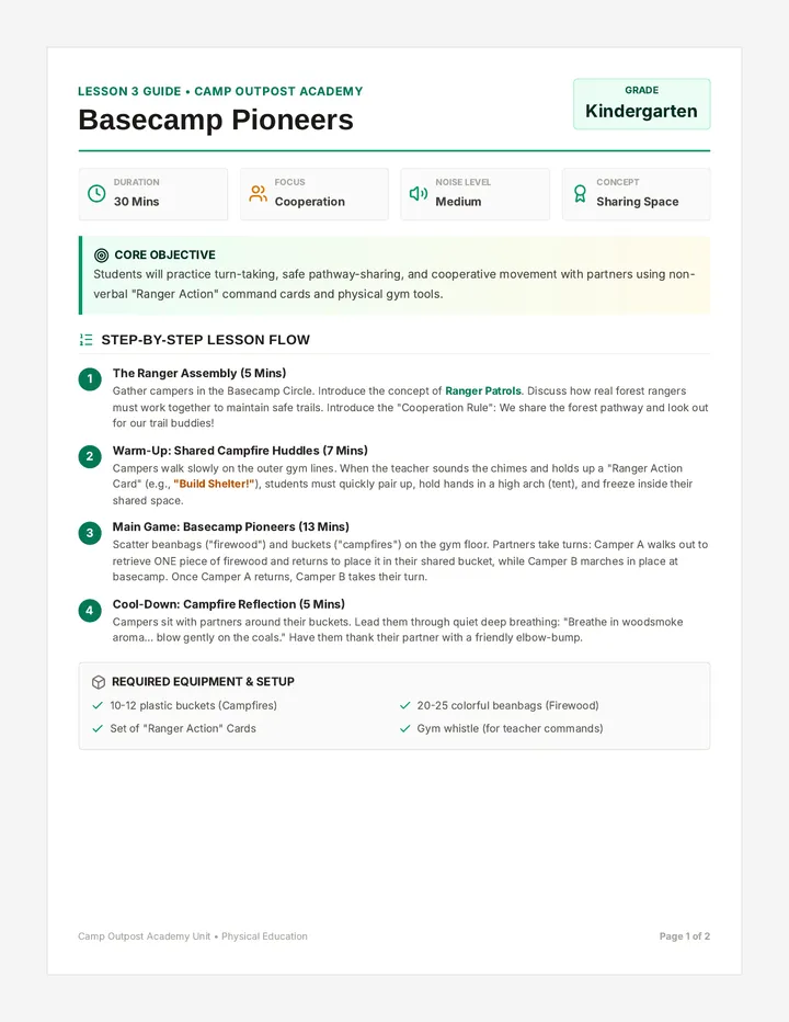 Basecamp Pioneers Teacher Guide