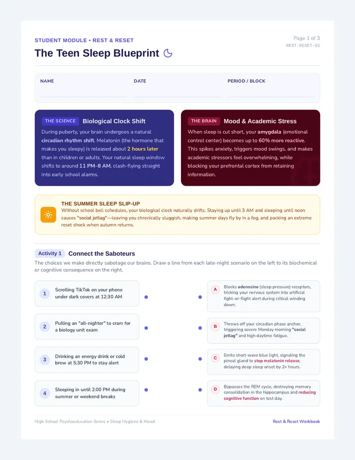 Rest Reset Workbook