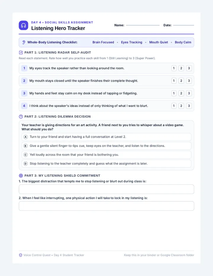 Listening Hero Tracker
