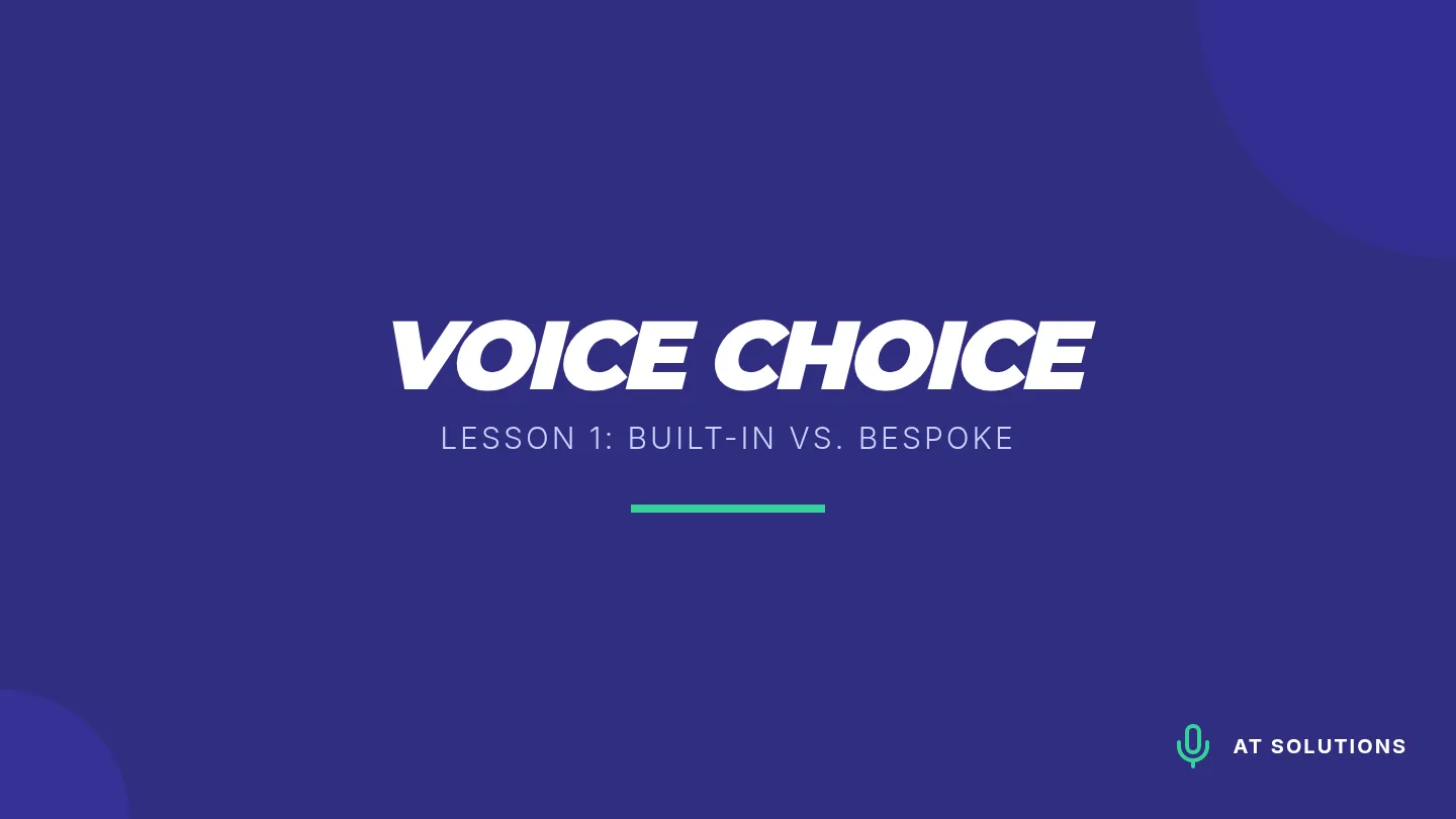 Voice Choice Slides 1