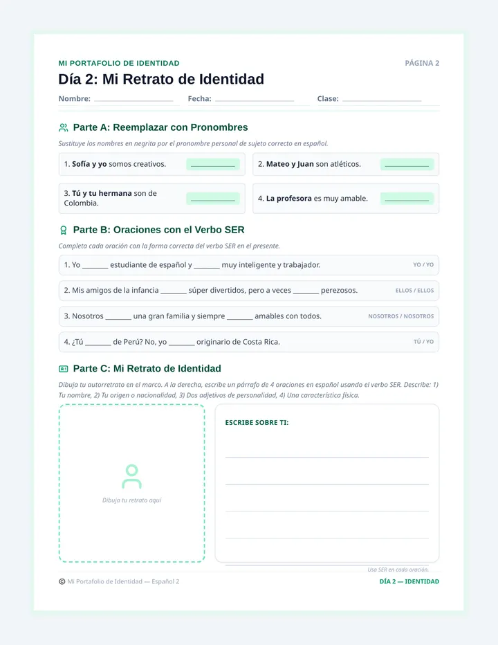 Quien Soy Yo Cuaderno
