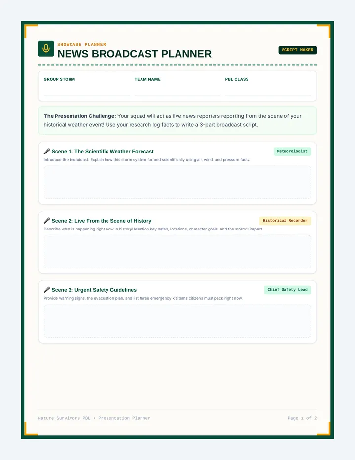 Presentation Templates & Rubric