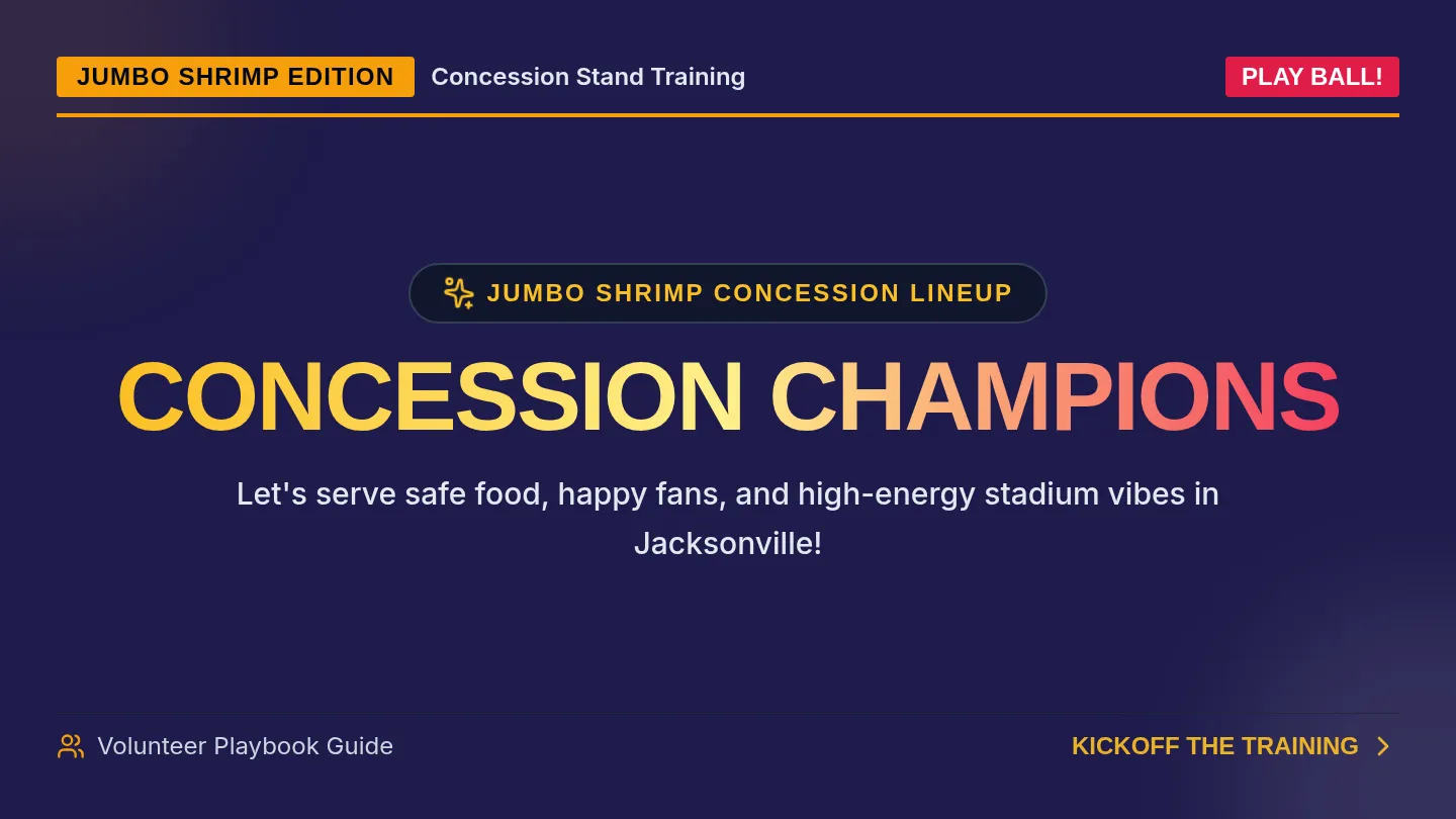 Concession Champions Slides