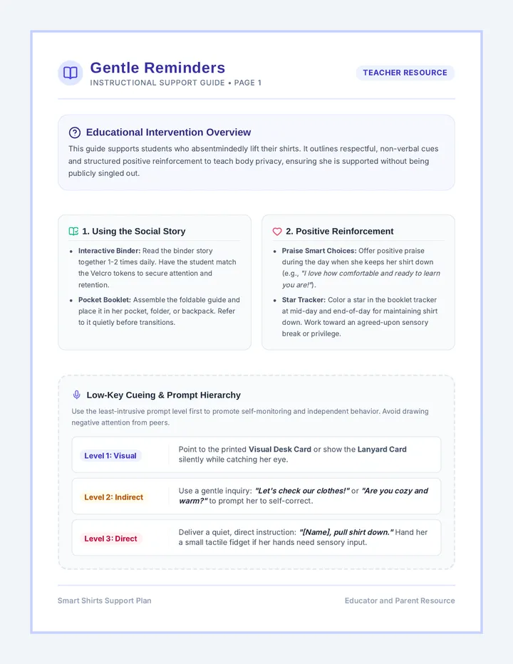 Gentle Reminders Support Guide