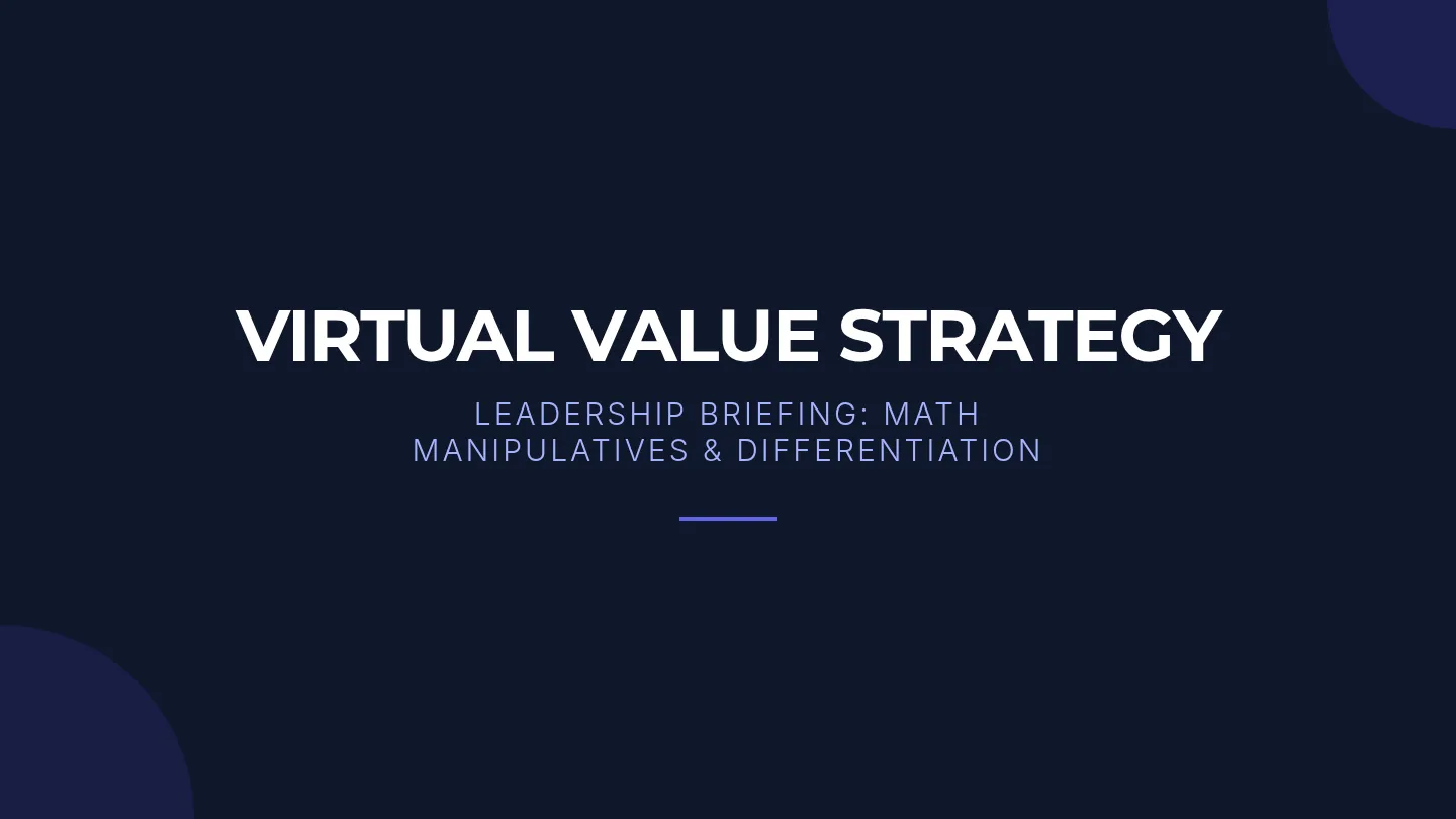 Tool Strategy Slides
