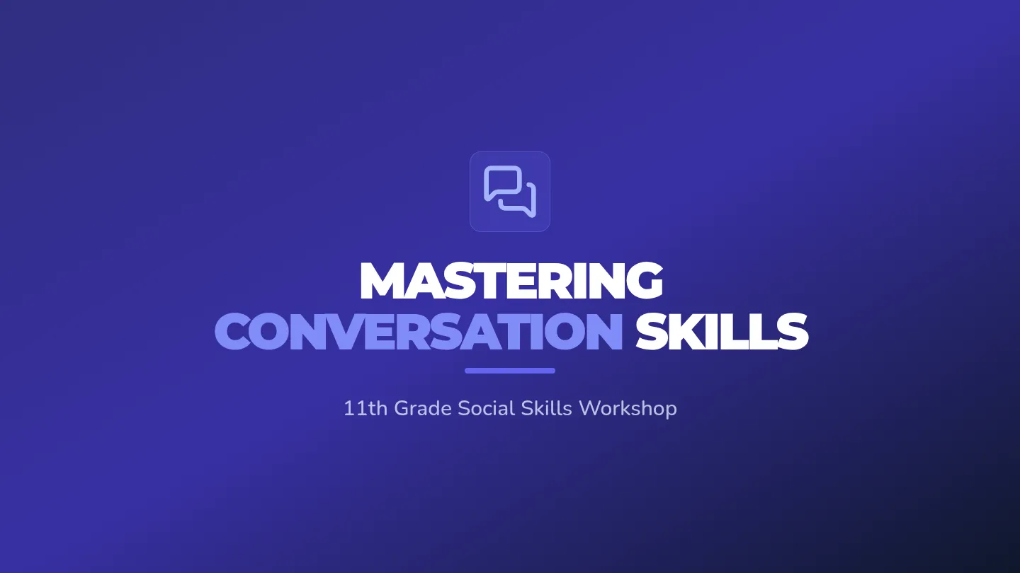 Conversation Skills Slides
