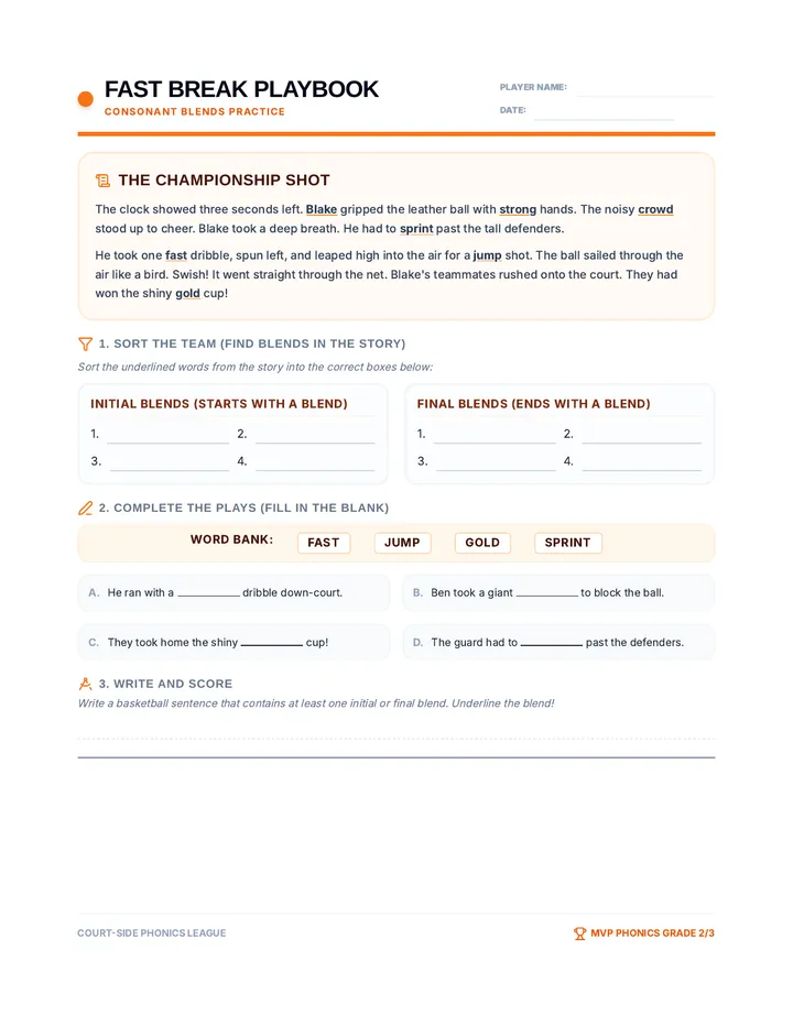 Championship Game Passage
