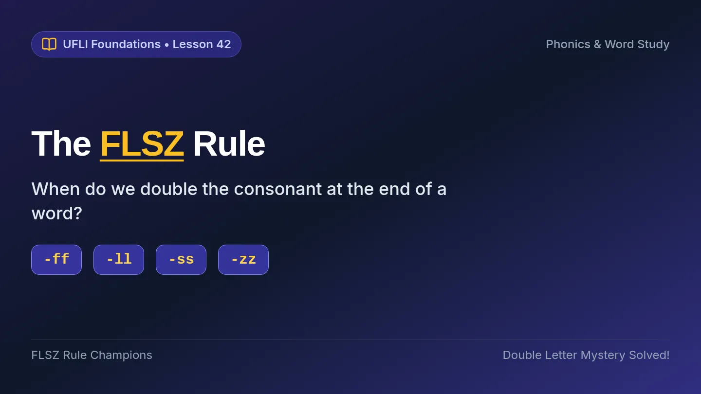 FLSZ Rule Instructional Slides