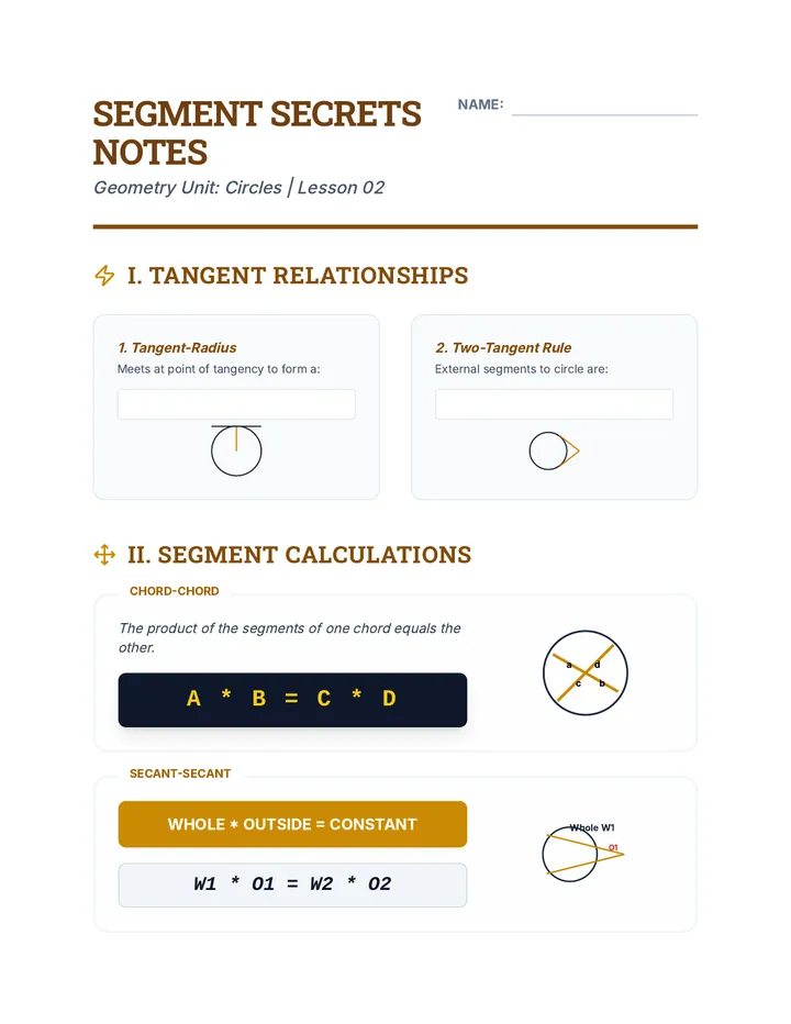 Segment Secrets Notes