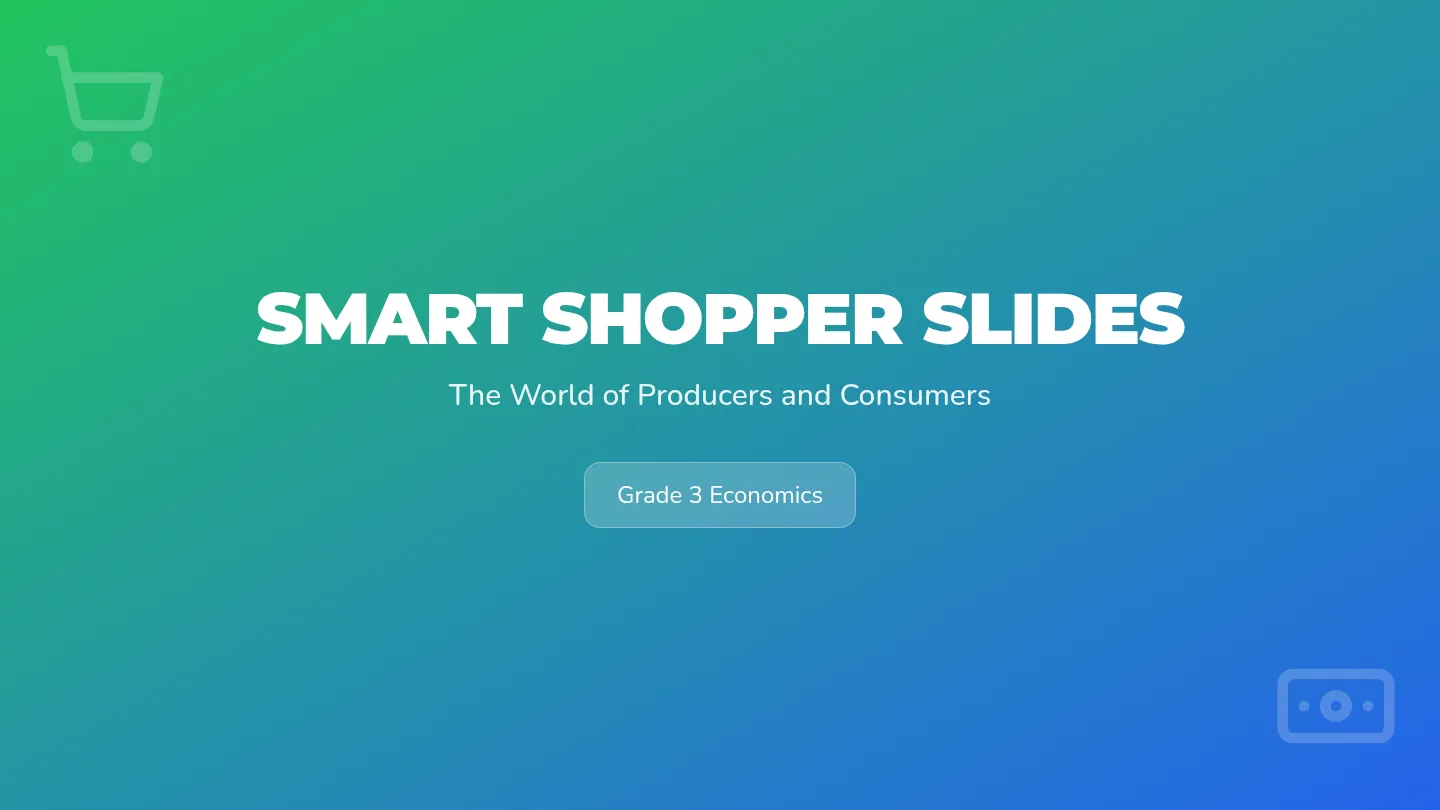 Smart Shopper Slides