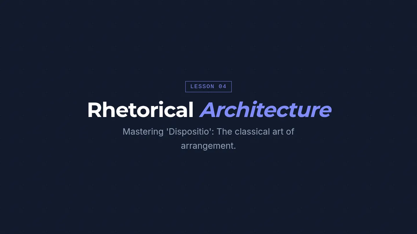 Rhetorical Architecture Slides