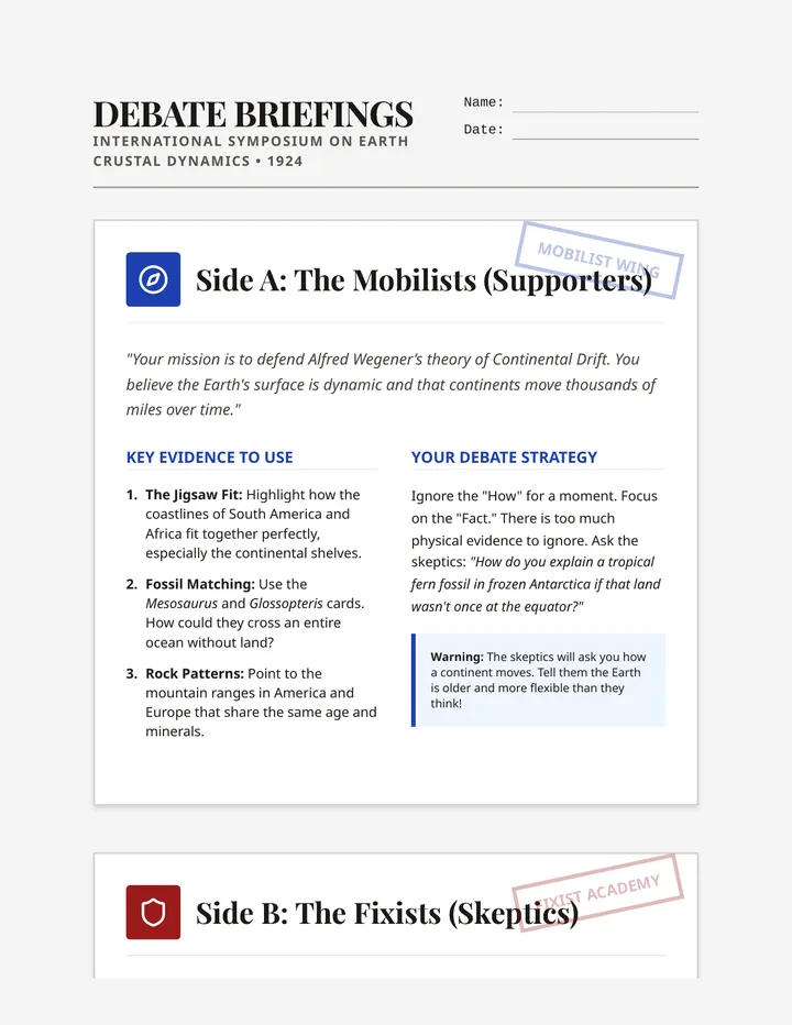 Debate Briefing Handout