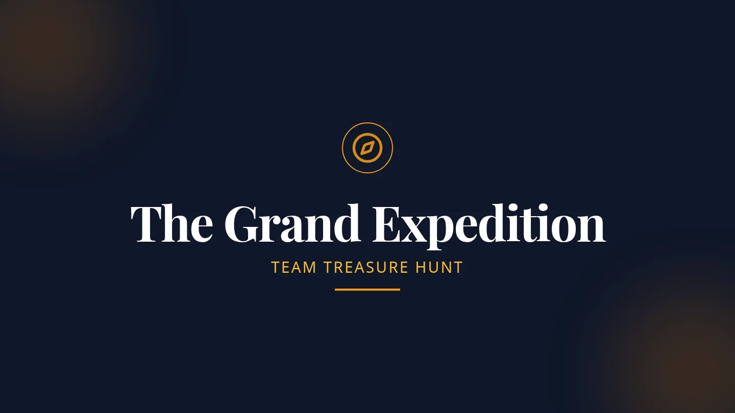 Treasure Hunt Intro Slides
