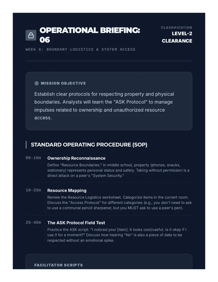 Facilitator Guide Wk6