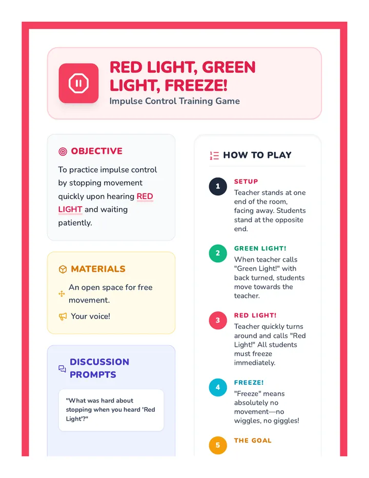 Red Light Green Light Game Guide