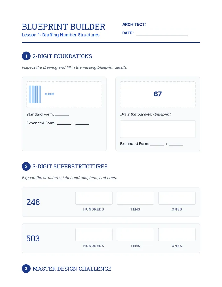 Blueprint Builder Worksheet