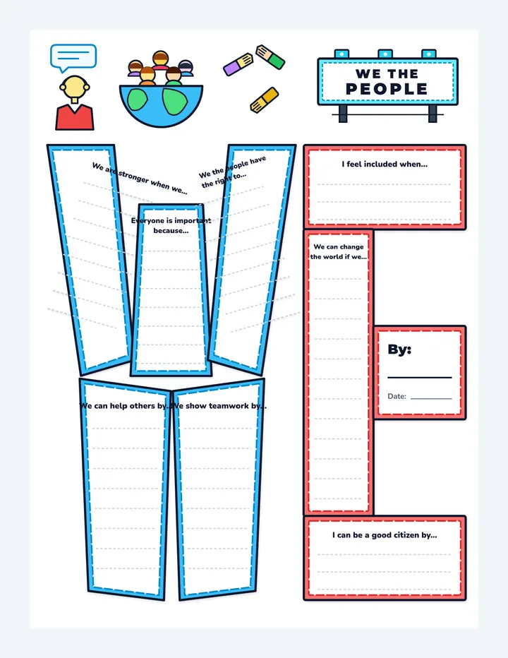 We The People Worksheet