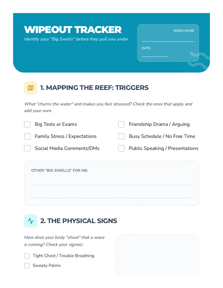 Wipeout Tracker Worksheet