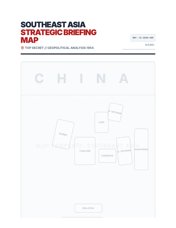Southeast Asia Briefing Map