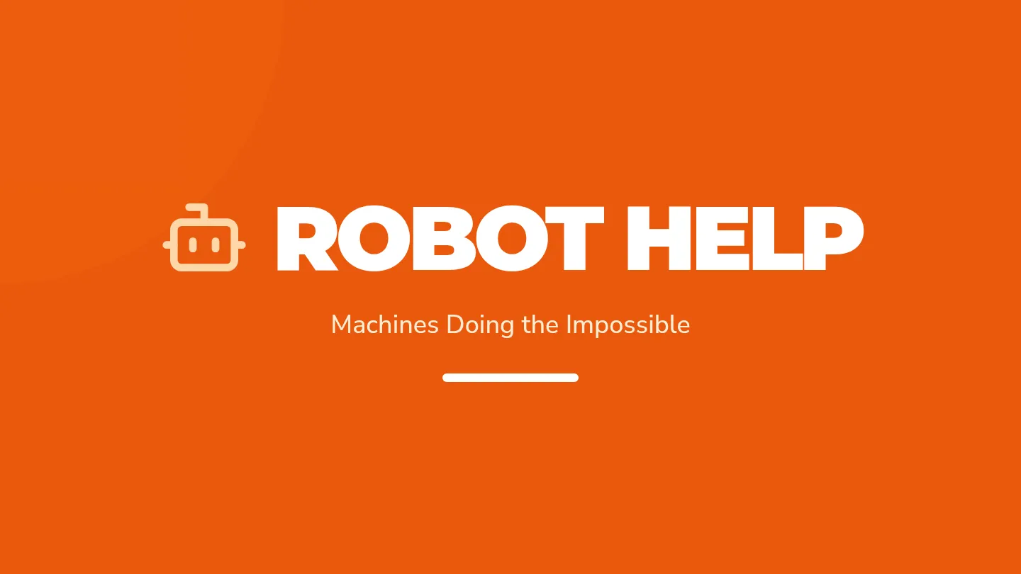 Robot Help Slides