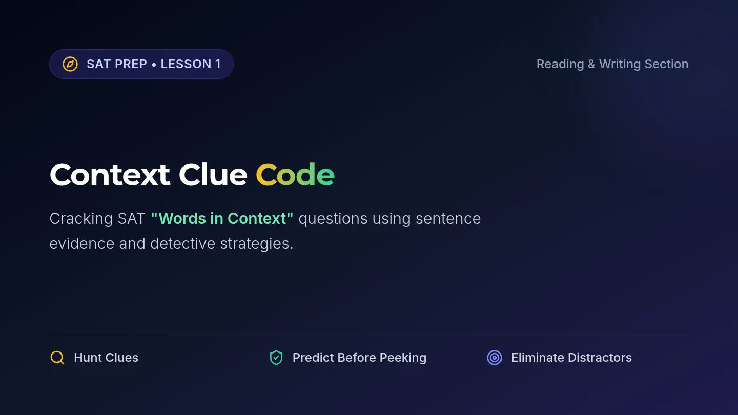 Context Clue Code Slides