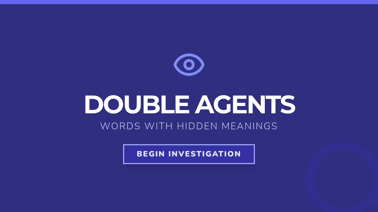 Double Agents Slides