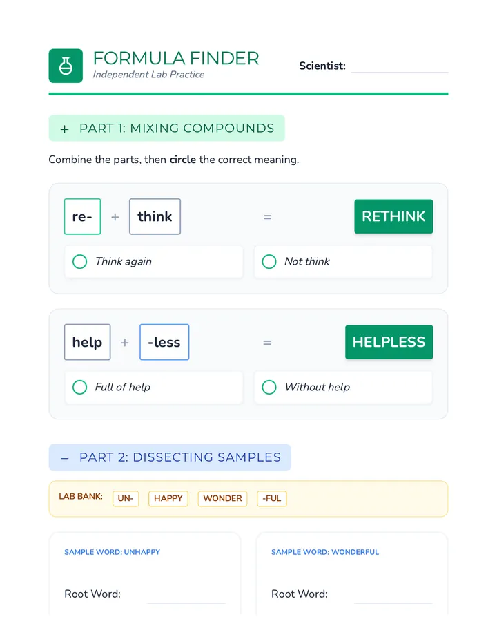 Word Lab Practice Worksheet