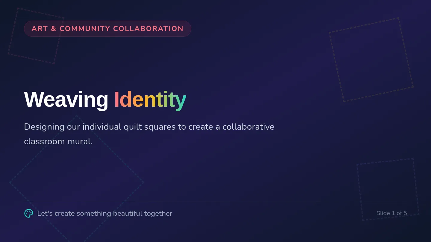 Weaving Identity Slides