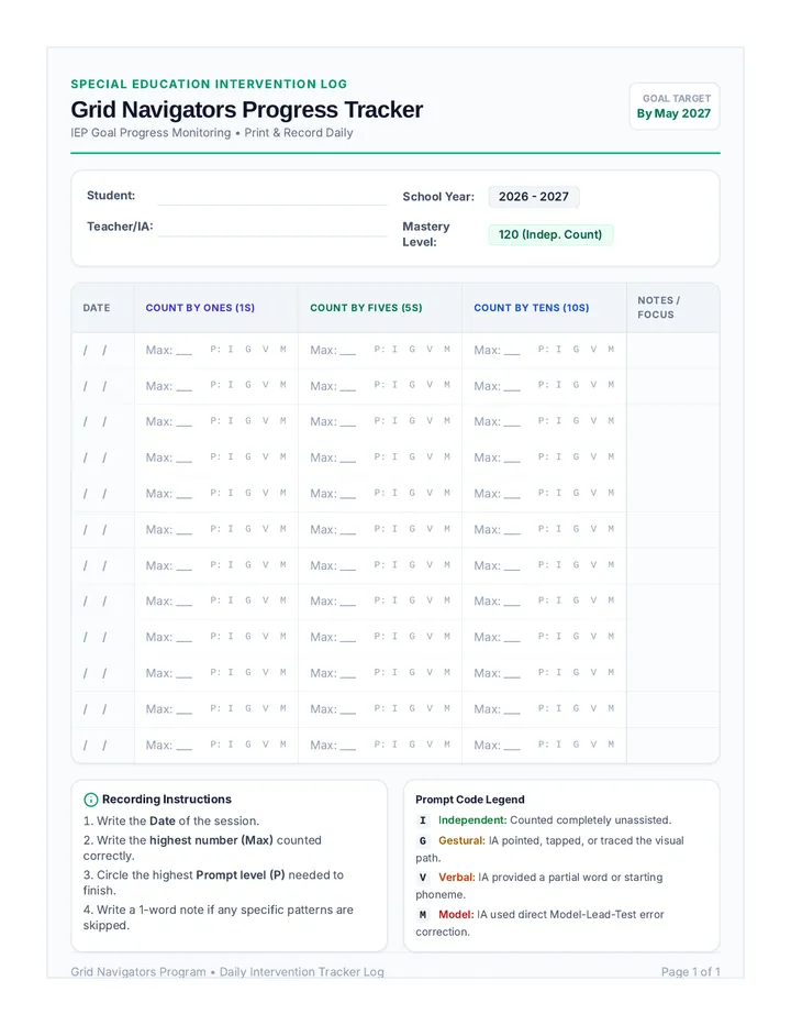 Grid Navigators Progress Tracker