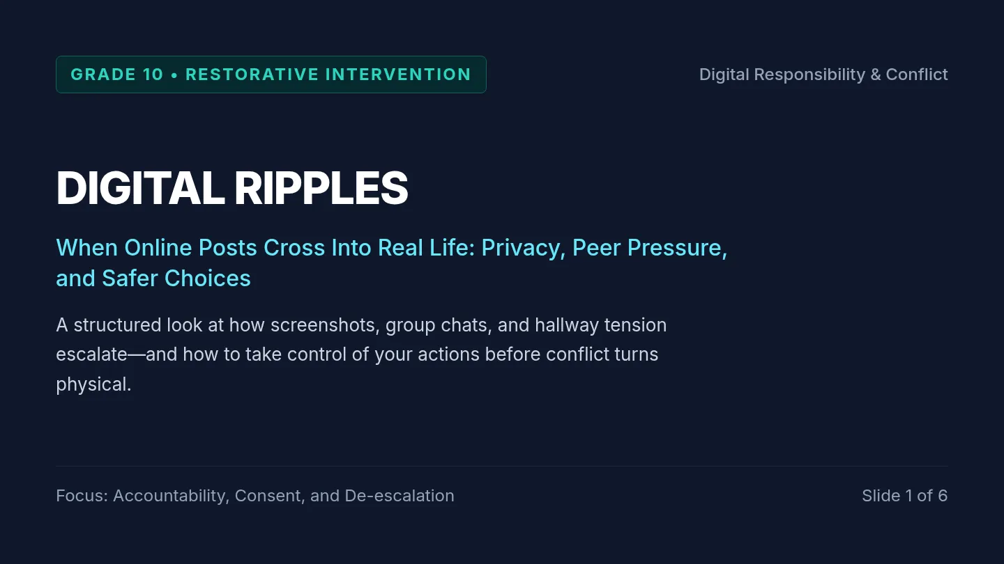 Digital Ripples Presentation Slides