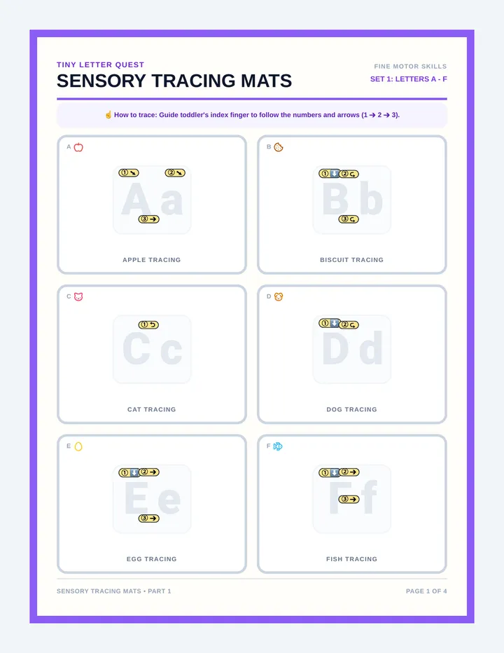 Sensory Tracing Mats