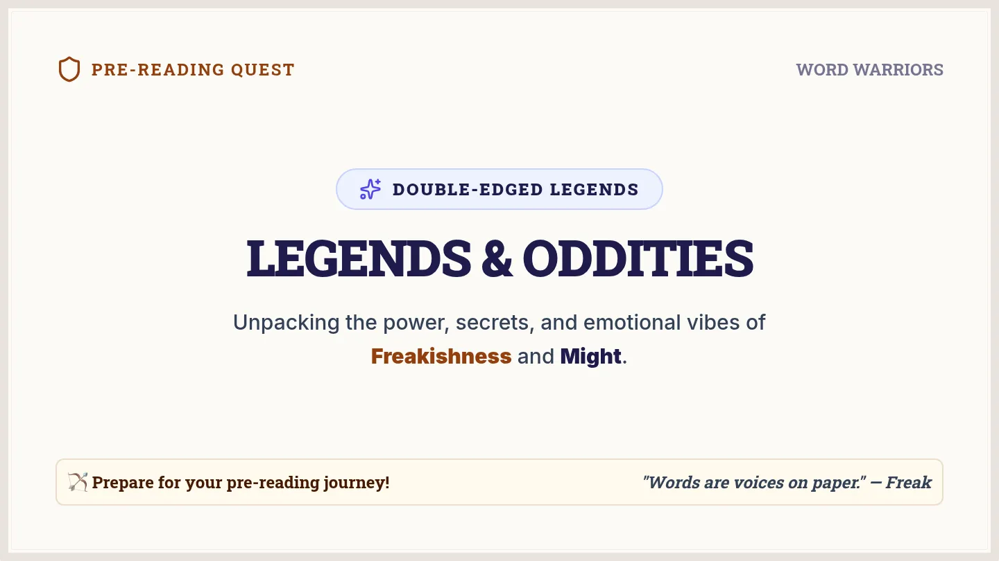 Legends and Oddities Slides