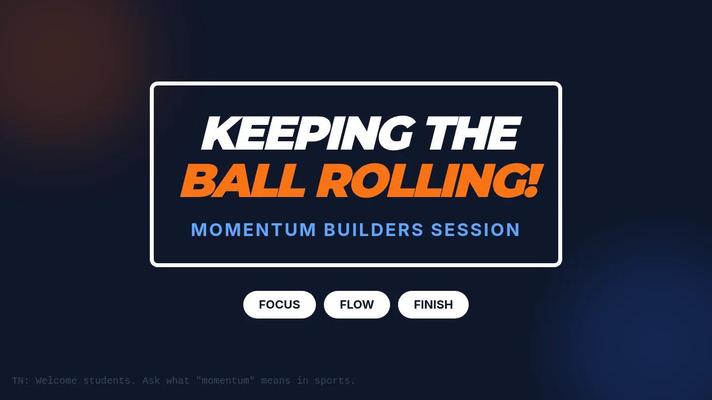 Keeping the Ball Rolling Slides