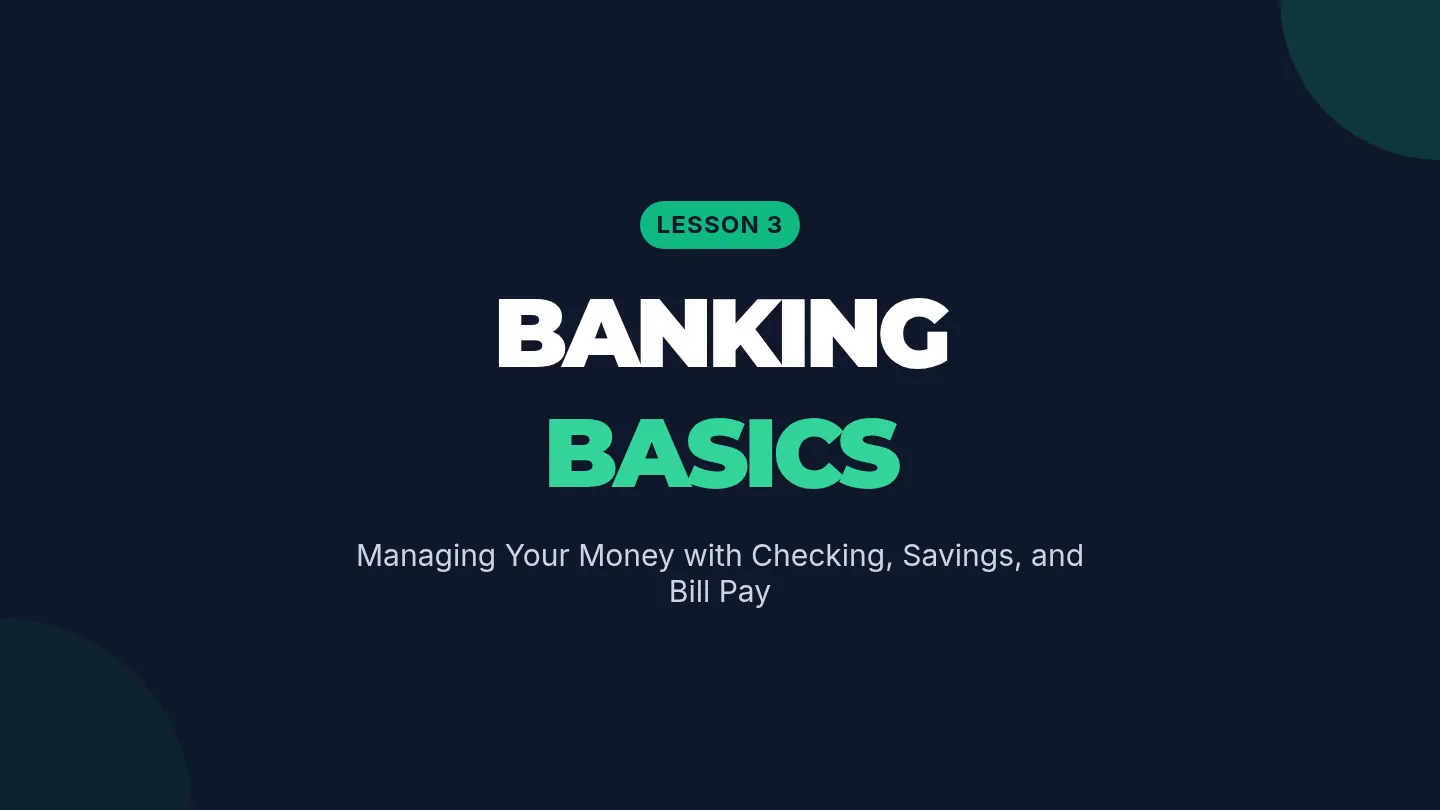 Banking Basics Slides