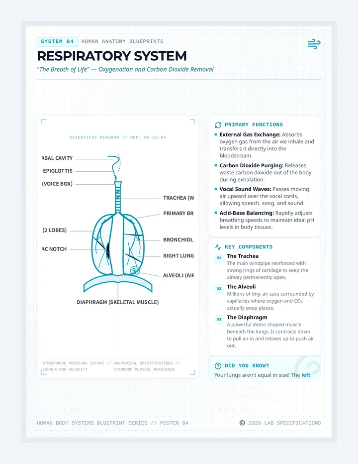 Respiratory System Poster
